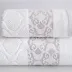 Ręcznik Lugana 50x90 biały wytłaczany  500g/m2 Greno