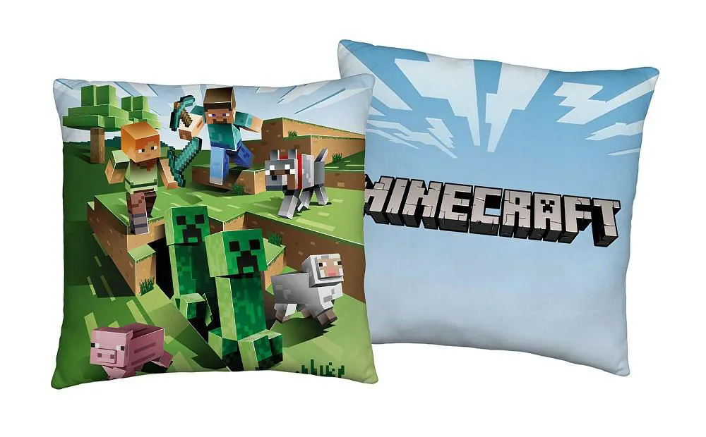 Poduszka Minecraft 40x40 gra komputerowa Alex Steve Pig 6176