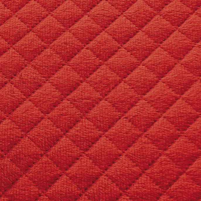 Narzuta na fotel 70x150 Filip 06 czerwona czarna dwukolorowa Eurofirany