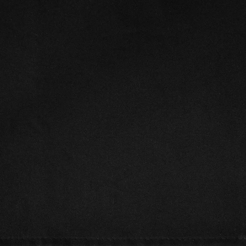 Zasłona 140x175 Rita czarna gotowa na  przelotkach Eurofirany