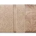 Ręcznik Sylwia 1 70x140 brązowy frotte    z żakardową bordiurą 500g/m2 Eurofirany