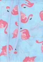 Fartuch kuchenny bawełniany 75x62 flamingi różowe niebieski