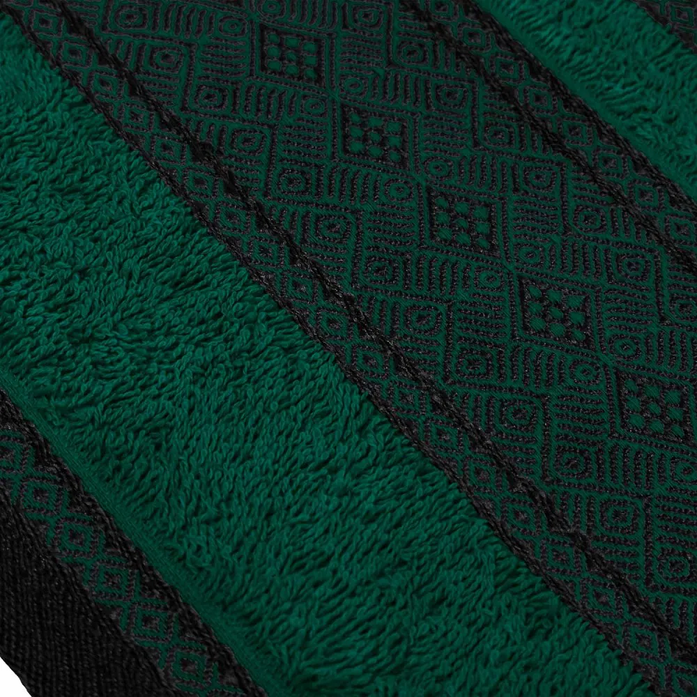 Ręcznik Panama 100x150 zielony butelkowy  frotte 500g/m2
