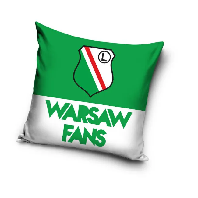 Poszewka z mikrofibry 40x40 3D Legia Warszawa Herb Warsaw Fans 9981