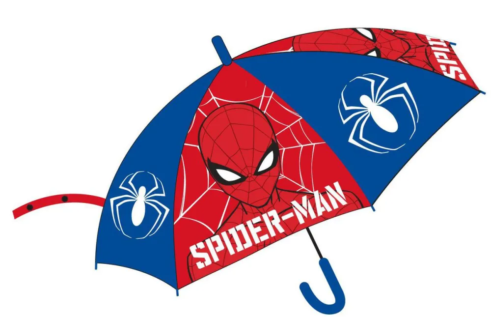Parasolka dla dzieci Spiderman Człowiek Pająk czerwona niebieska chłopięca 9139 automatyczna