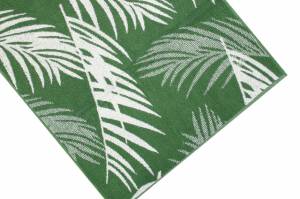 Ręcznik Jungle 65x130 liście palmy zielone kremowe 380g/m2 Greno
