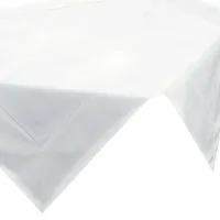 Obrus velvet 85x85 cm biały
