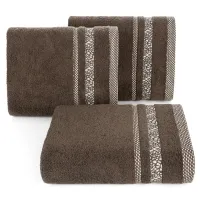 Ręcznik Tessa 30x50 brązowy frotte  500g/m2 Eurofirany