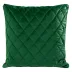 Poduszka dekoracyjna 50x50 Velvet 28 G zielona ciemna welwetowa geometryczna Eurofirany