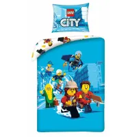 Pościel bawełniana 140x200 Lego Bedding City dziecięca z poszewką 70x90 Kids 09