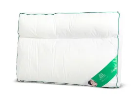Poduszka anatomiczna 50x70 2-komorowa z wałkiem bawełniana 700g biała AMZ