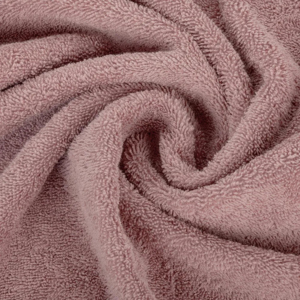 Ręcznik Avinion 50x90 liliowy frotte z ozdobną bordiurą z wzorem wafla 500 g/m2 Terra Collection Eurofirany