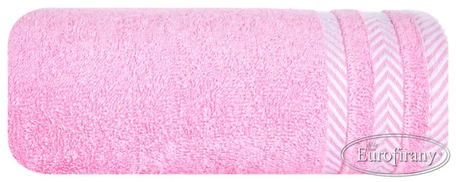 Ręcznik Mona 100x150 09 różowy jasny frotte 500 g/m2 Eurofirany