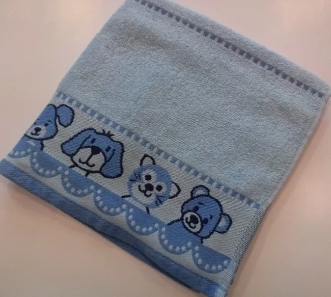 Ręcznik Misie New 50x70 niebieski piesek kotek miś Greno Niska cena