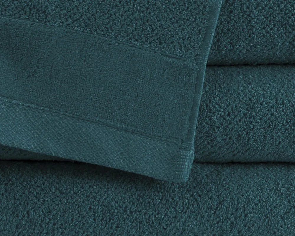Ręcznik Vito 50x90 turkusowy ciemny frotte bawełniany 550g/m2