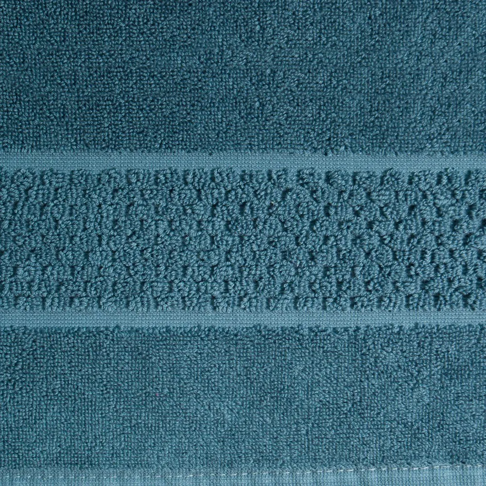 Dywanik łazienkowy 60x90 Caleb niebieski bawełniany 650g/m2 Eurofirany