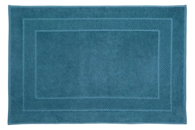 Dywanik łazienkowy 60x90 Caleb niebieski bawełniany 650g/m2 Eurofirany