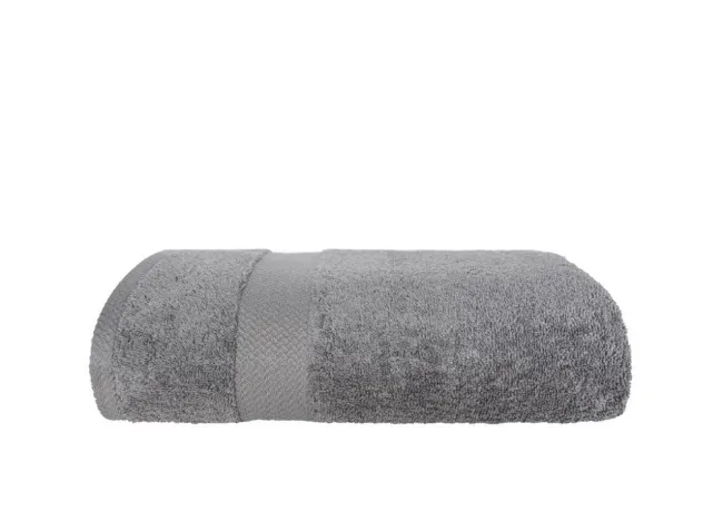 Ręcznik Fashion 50x100 szary 550g/m2 z bordiurą frotte bawełniany jednobarwny