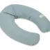 Poduszka pozycjonująca Relax Muslin       miętowa 190 cm do karmienia ciążowa wypoczynkowa