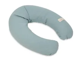 Poduszka pozycjonująca Relax Muslin miętowa 190 cm do karmienia ciążowa wypoczynkowa