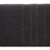 Ręcznik Gala 70x140 czarny zdobiony  błyszczącą nicią 500 g/m2 Eurofirany