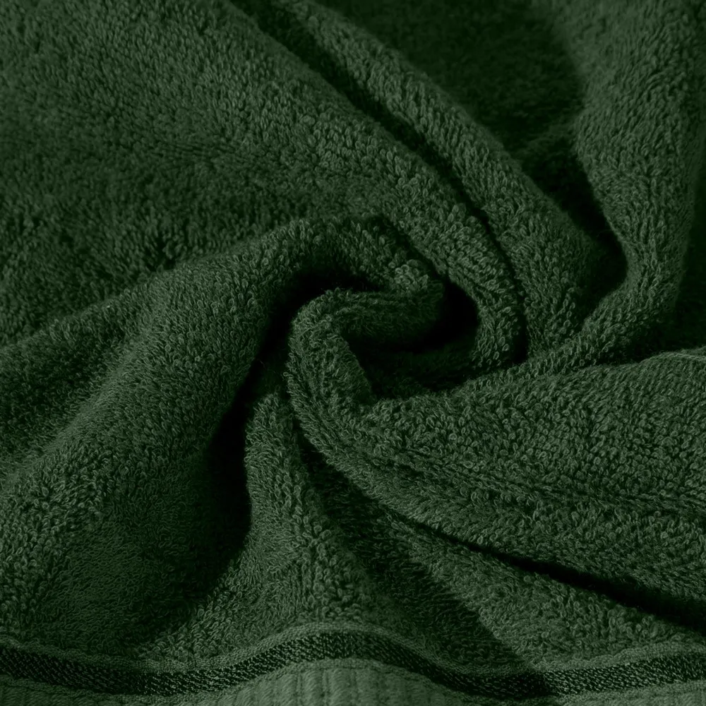 Ręcznik Mila 50x90 zielony ciemny bambusowy 500g/m2 Eurofirany