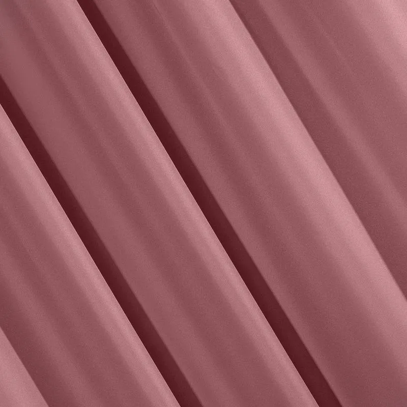 Zasłona 140x250 Rita różowa ciemna gotowa na przelotkach Eurofirany