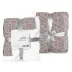 Koc narzuta baranek wafelek 150x200 pudrowy różowy glamour Sherpa 045 z mikrofibry dwustronny