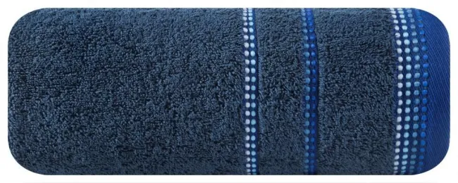 Ręcznik Kora 70x140 ciemny niebieski 500g/m2 Eurofirany