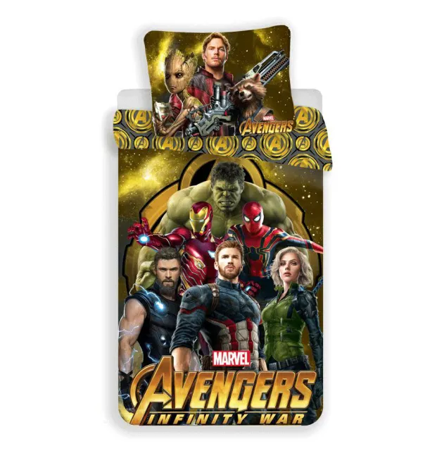 Pościel bawełniana 140x200 Avengers Infinity War 2857