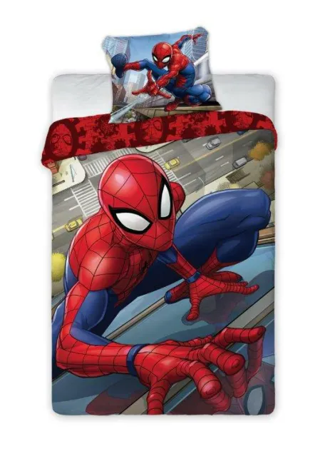 Pościel bawełniana 160x200 Spiderman Człowiek pająk Spider-Man 6844
