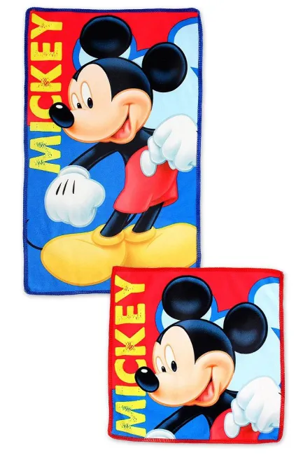 Komplet ręczniczków do rąk i do twarzy 9099 Myszka Miki Mickey Mouse 30x30 30x50