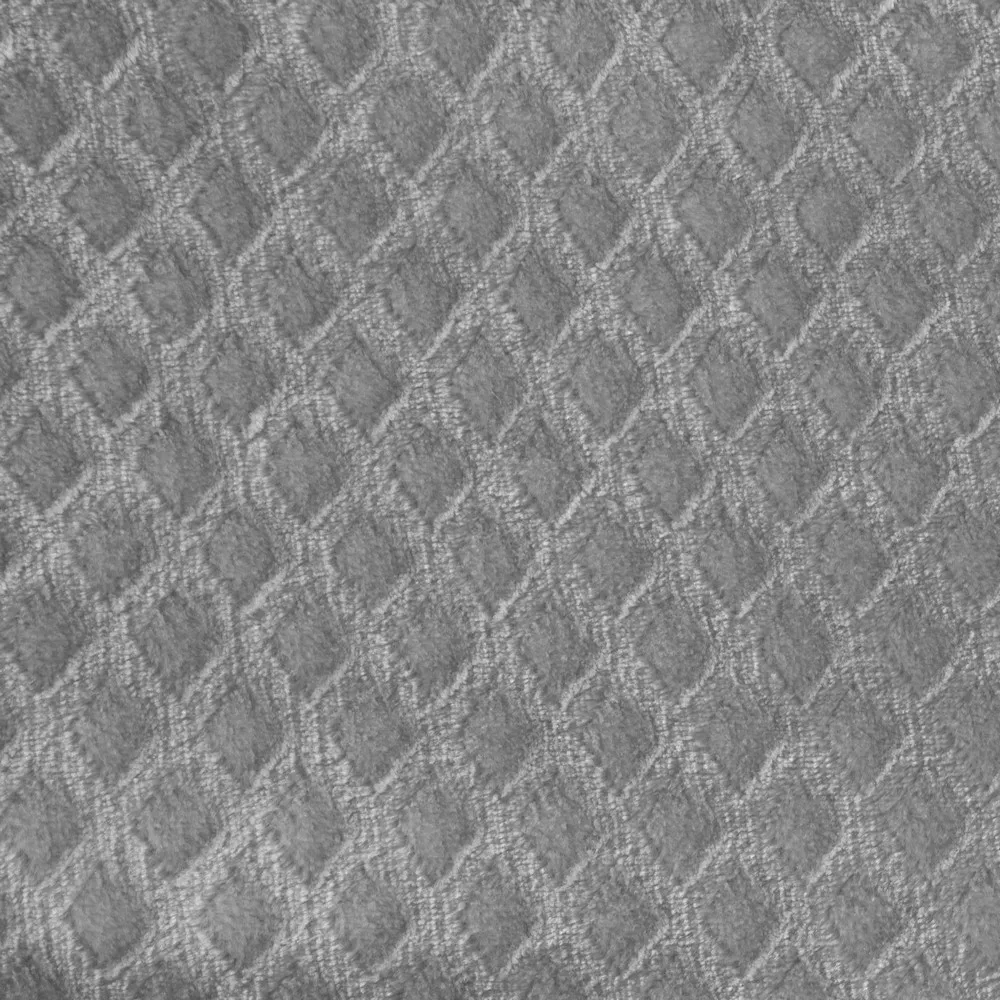 Koc narzuta z mikrofibry 150x200 srebrny Bela Eurofirany