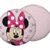 Poduszka dekoracyjna 40 cm Minnie Dots    Myszka mini różowa polarowa kształtka przytulanka