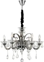 Lampa wisząca sufitowa Glitter 70x52x115 dekoracyjny kryształowy żyrandol do salonu sypialni styl nowoczesny klasyczny