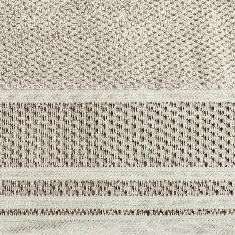 Ręcznik Suzana 70x140 beżowy 500 g/m2  frotte bawełniany Eurofirany