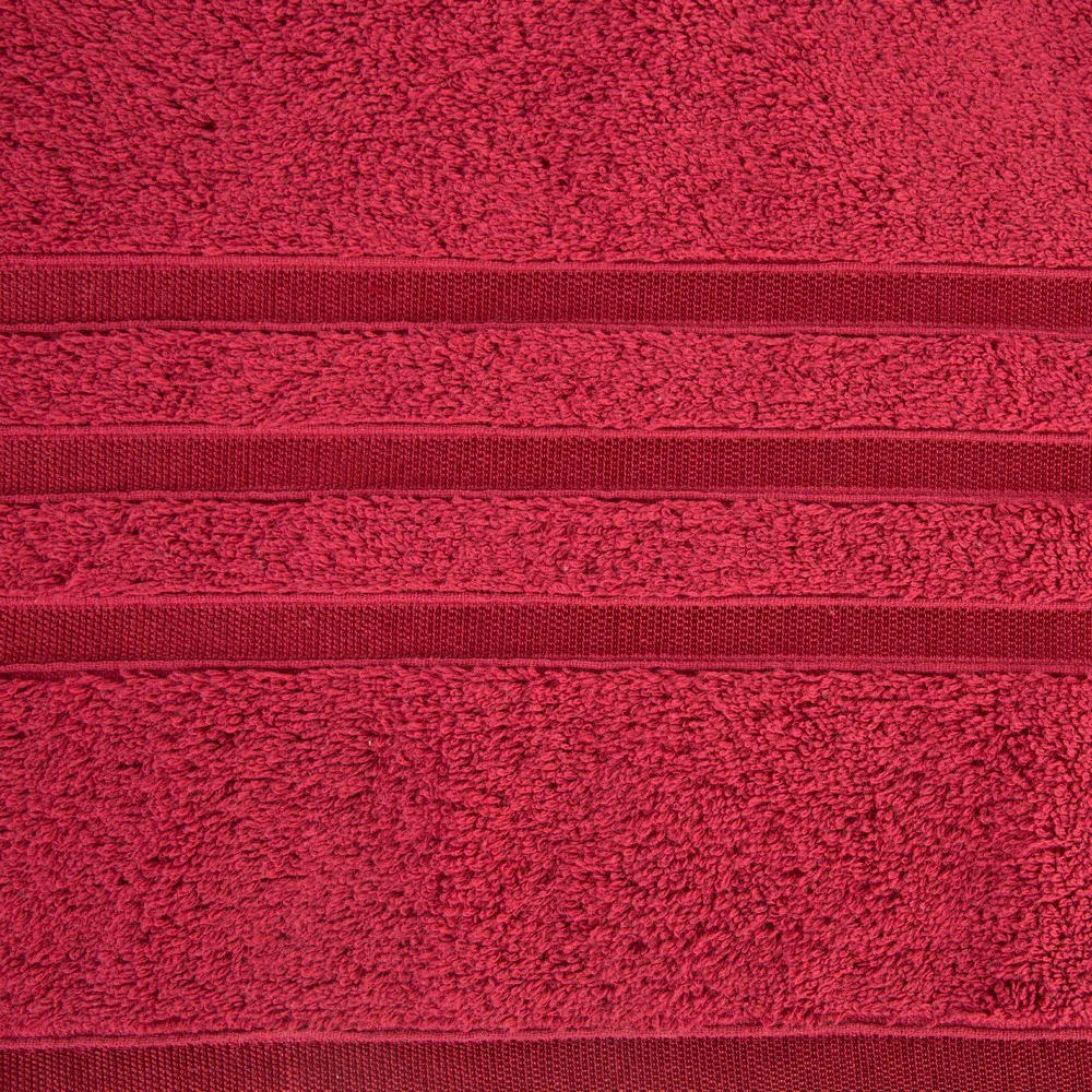Ręcznik Madi 70x140 czerwony 500g/m2 frotte Eurofirany