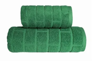 Ręcznik Brick 50x90 zielony 500 g/m2      Greno