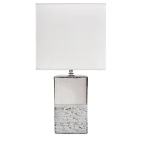 Lampa dekoracyjna brenda 25x18x50 biały