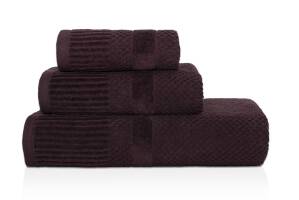 Ręcznik Ivo 50x90 burgund ciemny 94 500 g/m2 frotte