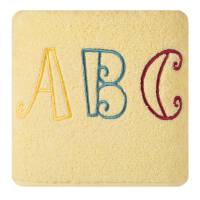 Ręcznik dziecięcy 30x50 Baby 22 żółty ABC 450g/m2 Eurofirany