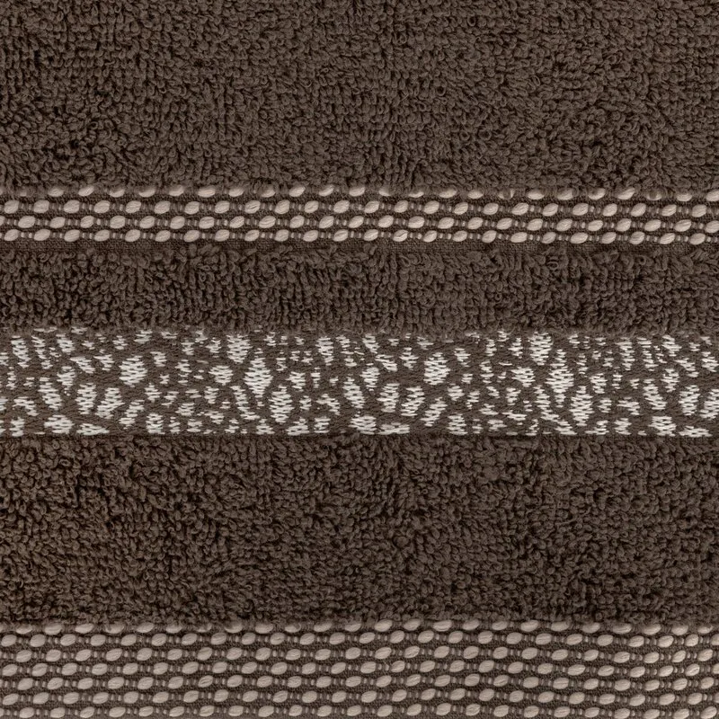 Ręcznik Tessa 70x140 brązowy frotte  500g/m2 Eurofirany