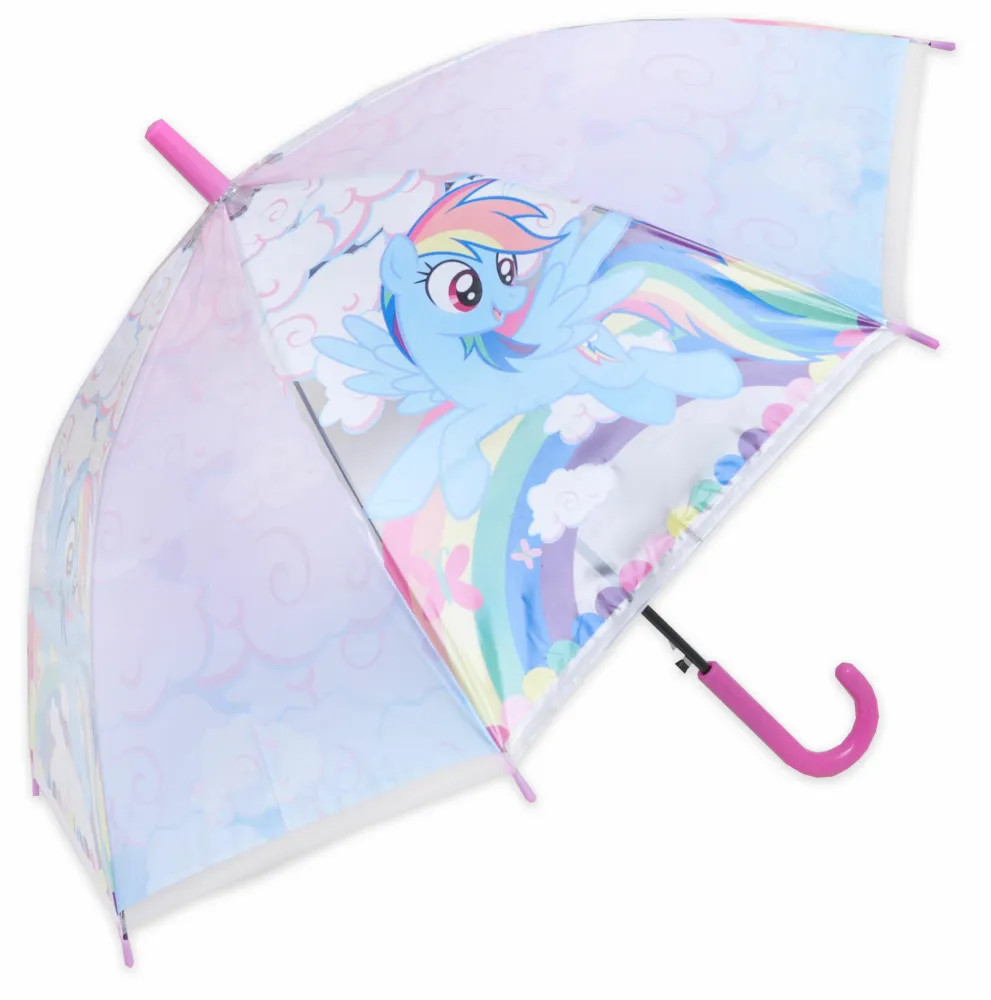Parasolka dla dzieci Kucyki Pony różowa turkusowa 9678 dziewczęca My Little automatyczna