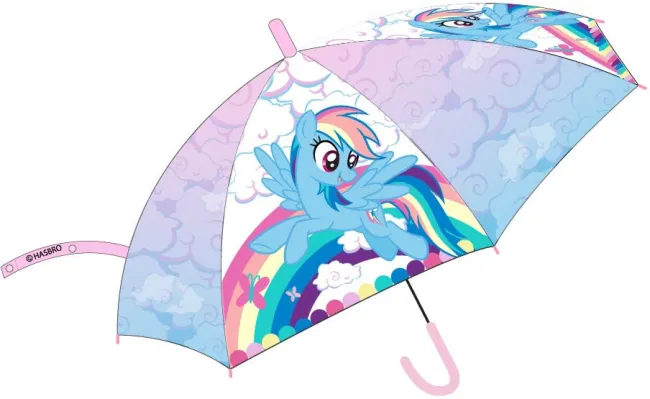 Parasolka dla dzieci Kucyki Pony różowa turkusowa 9678 dziewczęca My Little automatyczna