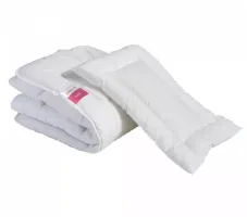 Kołdra dla dzieci 90x120 poduszka 40x60 Fun 100% mikrofibra biała Inter-Widex