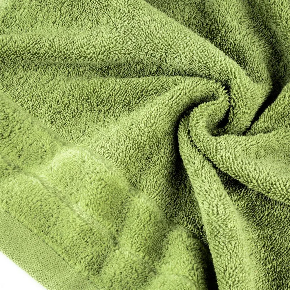 Ręcznik Damla 70x140 oliwkowy 500g/m2 Eurofirany