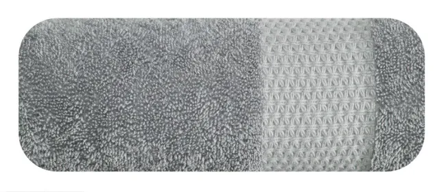Ręcznik Clara 50x90 szary 02 500 g/m2 frotte Eurofirany