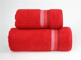 Ręcznik Ombre 70x140 czerwony 450g/m2     Frotex Greno