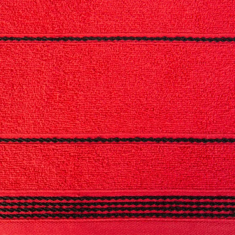 Ręcznik Mira 70x140 czerwony 13 frotte 500 g/m2 Eurofirany