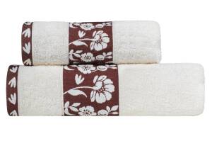 Ręcznik Flora 70x140 ekri 450g/m2 frotte